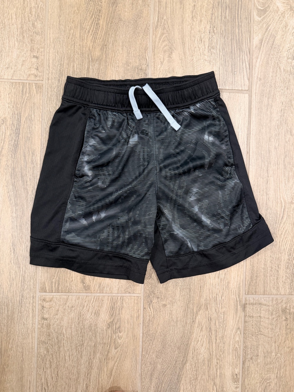 all in motion Black and White Patterned Men's Athletic Shorts